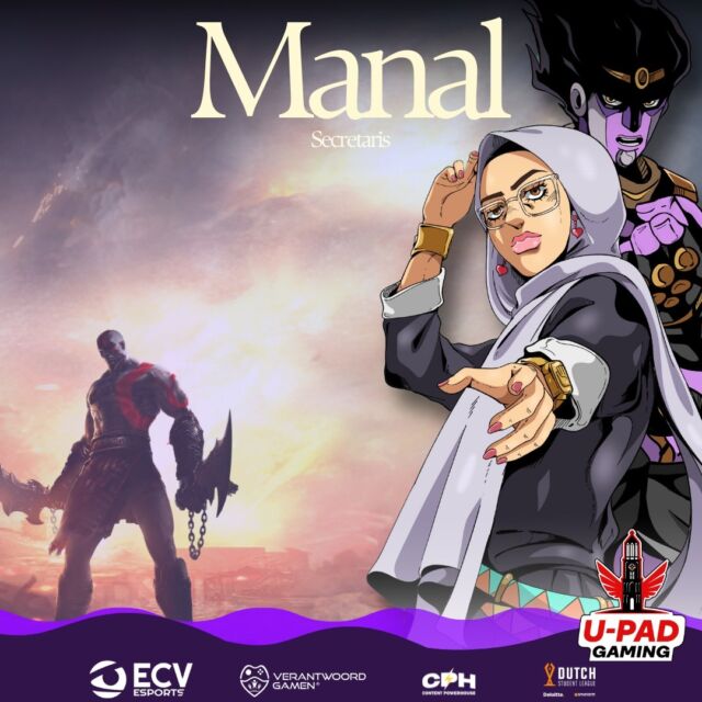 Zeg gedag tegen Manal, de nieuwe secretaris van U-pad Gaming 🎉

Hi all!

Manal hier, secretaris van het aankomend jaar! Ik ben inmiddels een retired e-sporter en ook advocaat in spé ⚖️. Dit jaar zal ik me primair bezighouden met de externe relaties van U-pad. Naast mijn studie ben ik ook vrijwilliger bij de Rechtswinkel Utrecht, waar ik gratis en vrijblijvend juridisch advies geef 💼

Verder ben ik helemaal fan van fighting games, RTS, shooters, en de God of War-serie . Ik kijk ernaar uit om dit jaar samen met jullie door te brengen! 😊